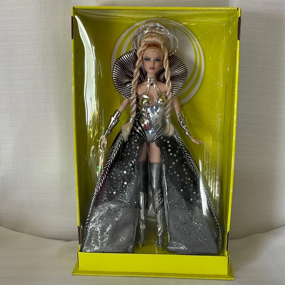 Goddess Of The Galaxy Barbie Doll NRFB Gold Label - Picture 1 of 5